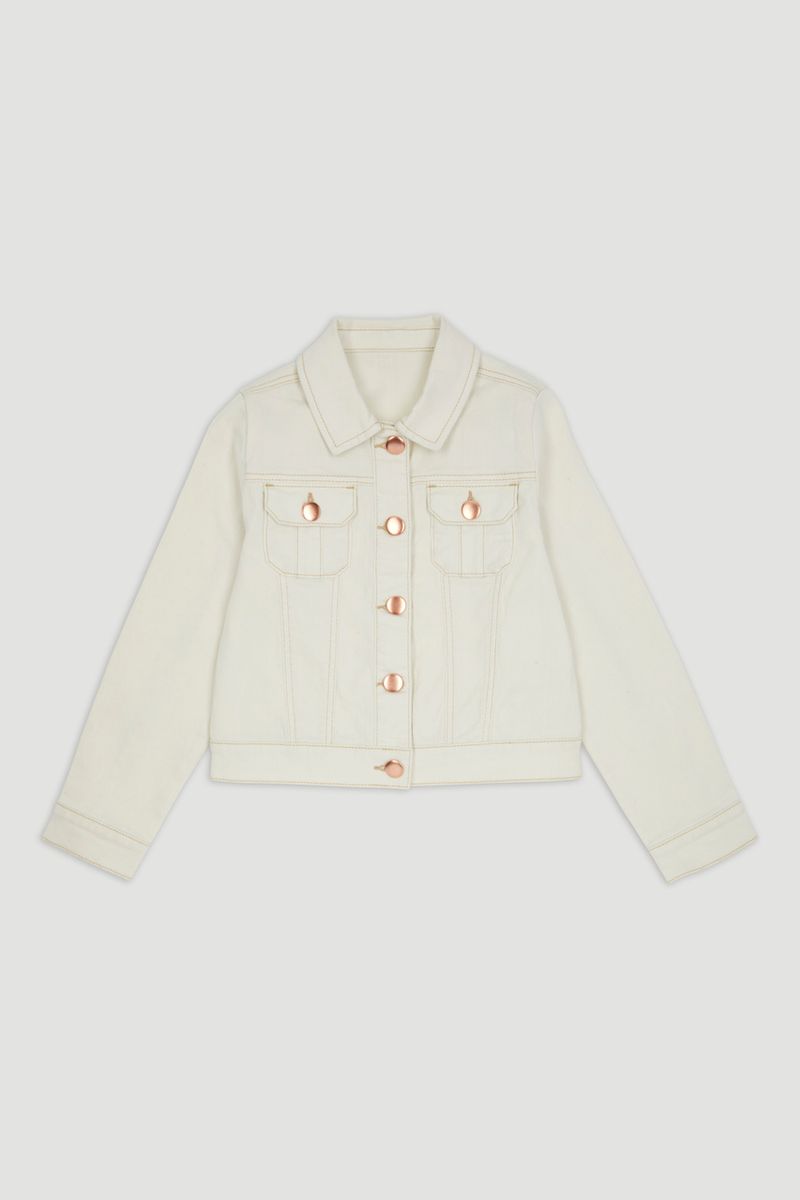 Ecru Denim Jacket 3 - 14yrs