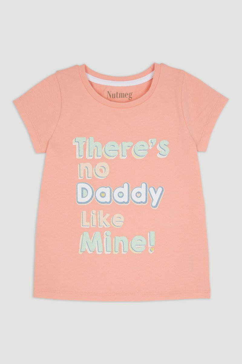 Pink Daddy Slogan T-Shirt