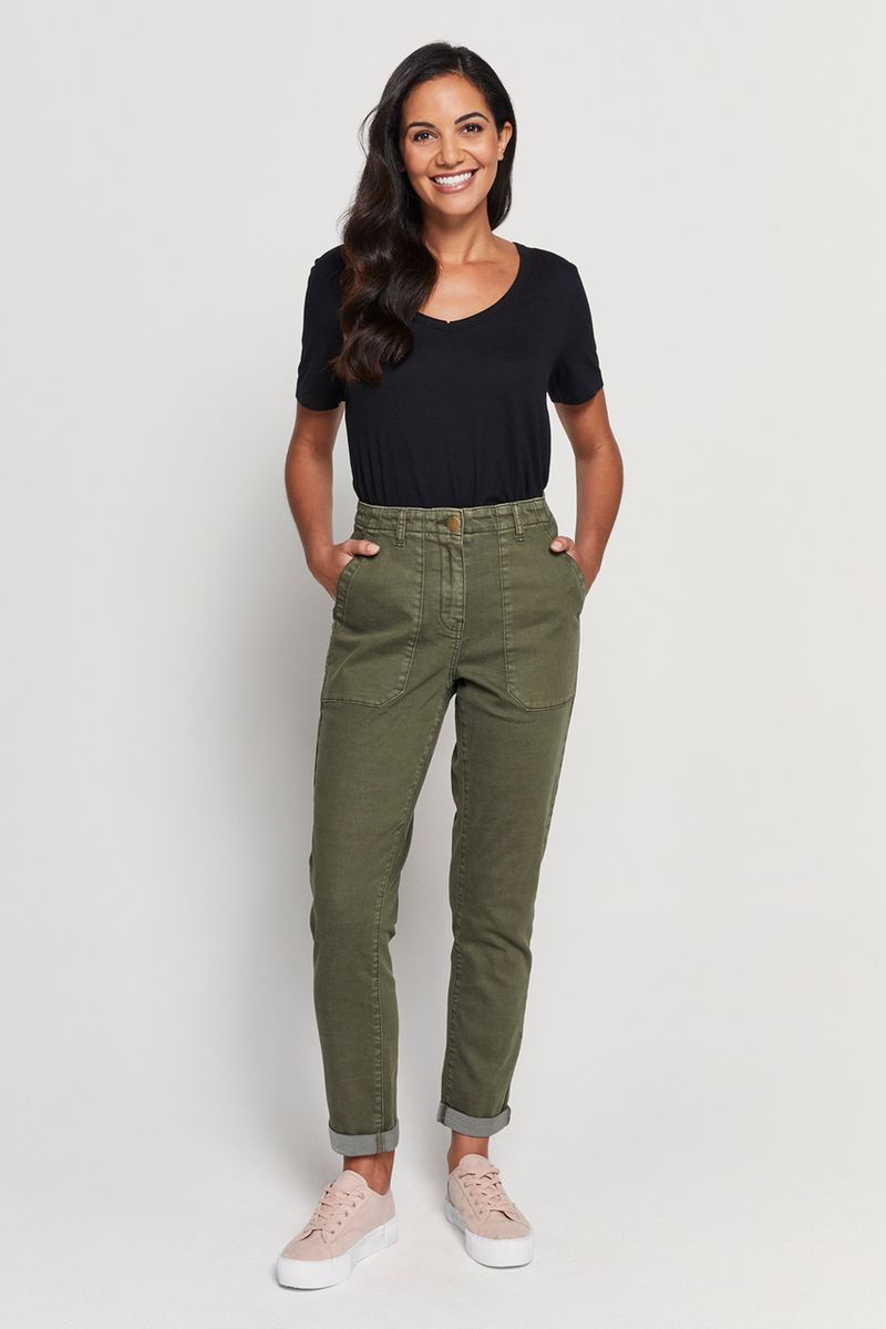 Khaki Utility Trousers