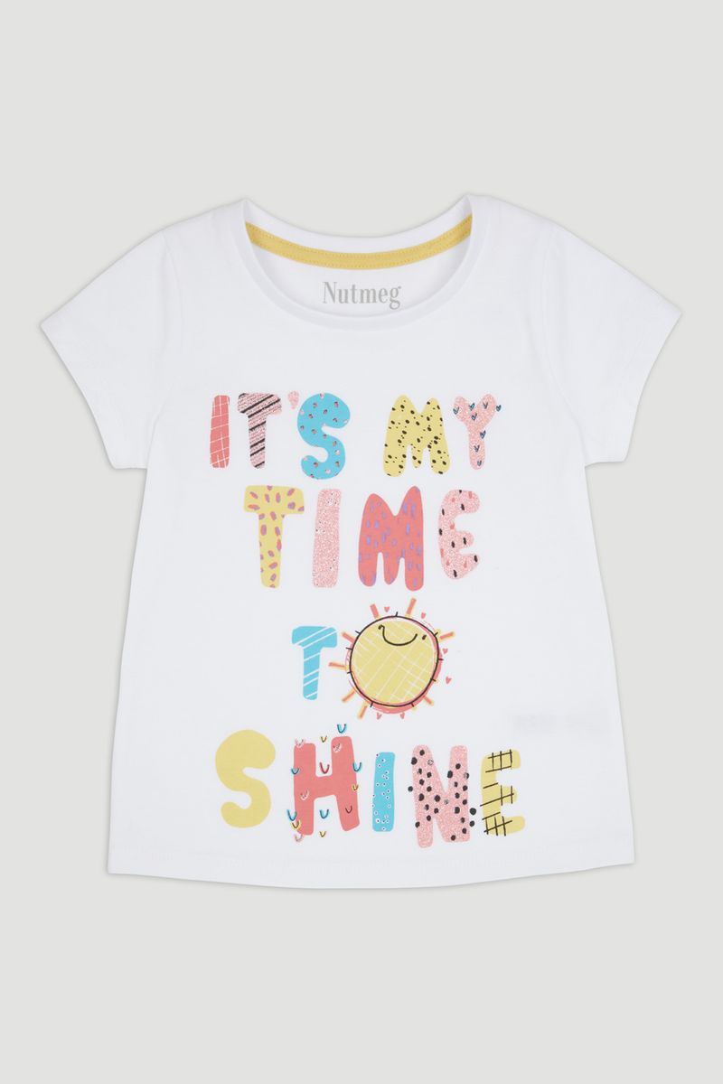 Time to Shine Print T-Shirt