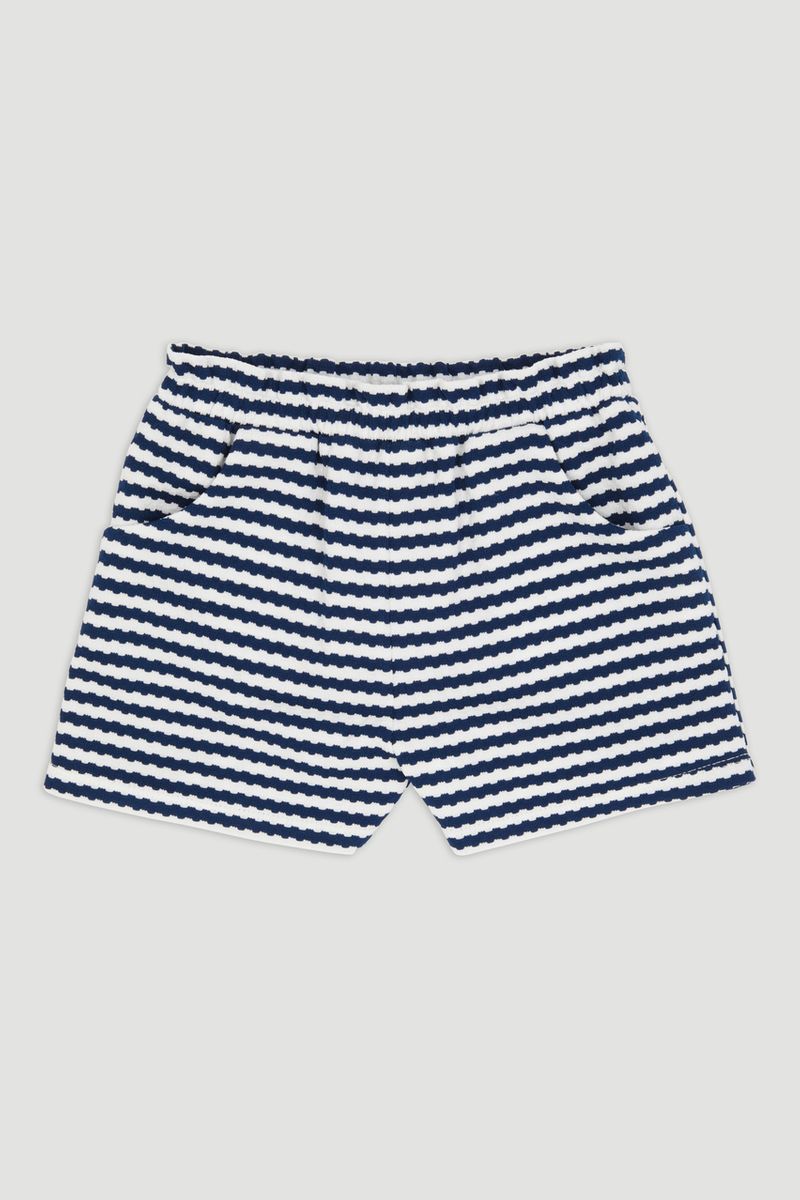 Stripe Print Shorts