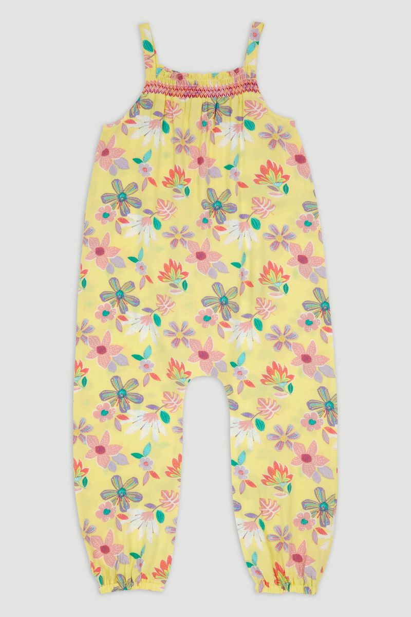 Flower Print Jumpsuit