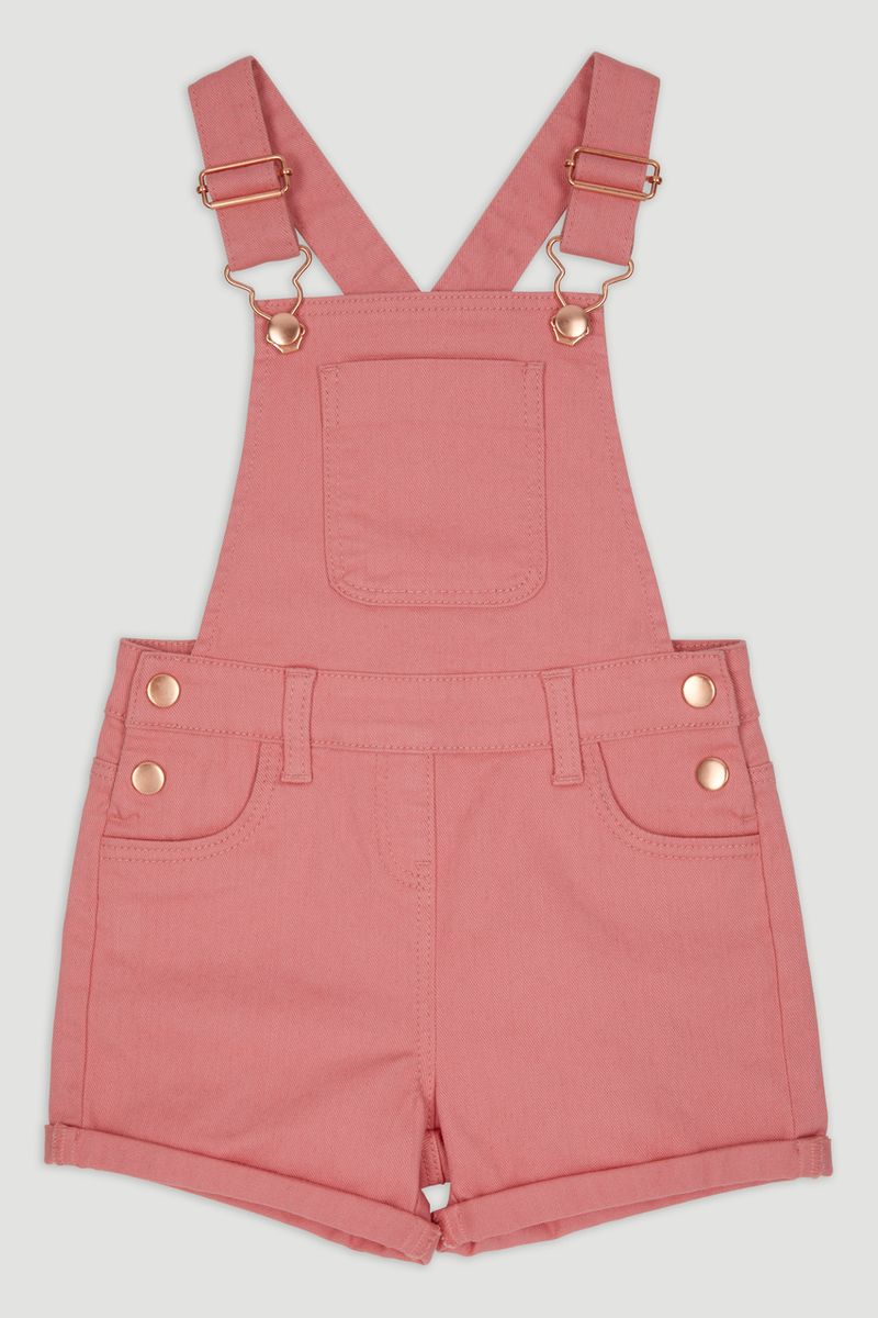 Pink Short Dungarees