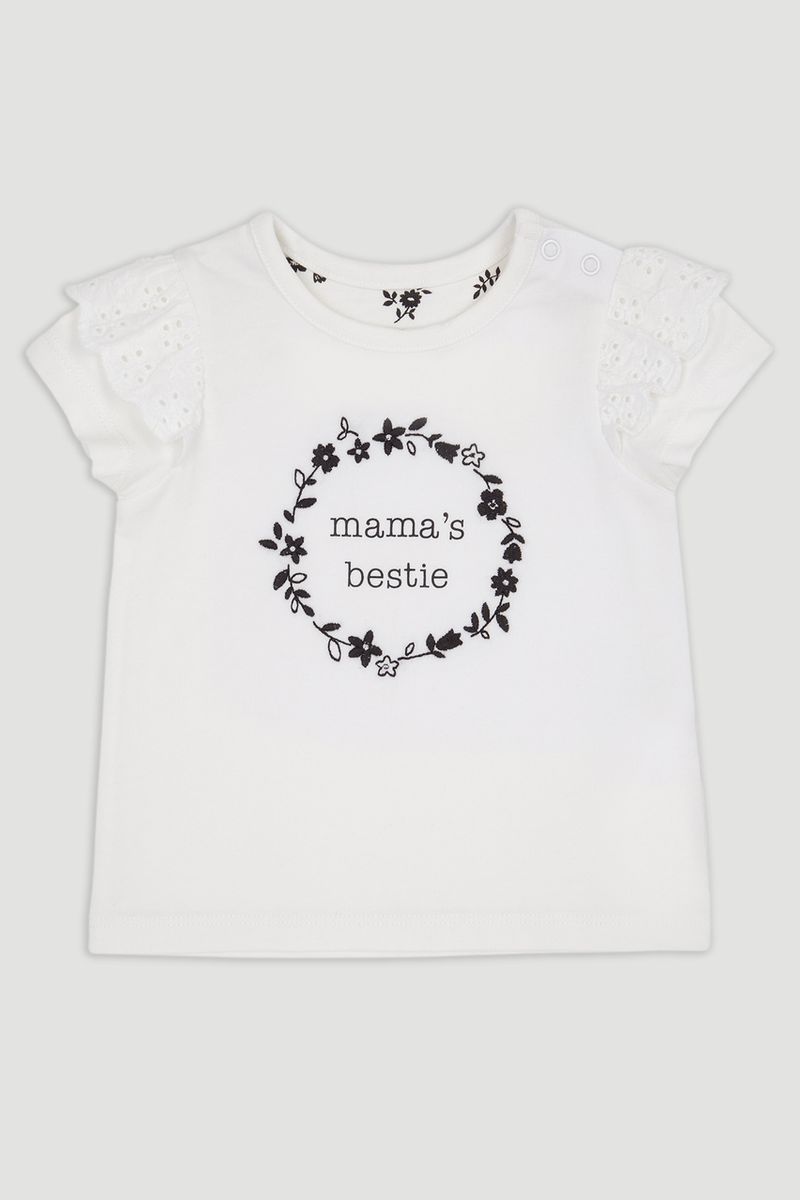 Mama's Bestie Slogan T-Shirt