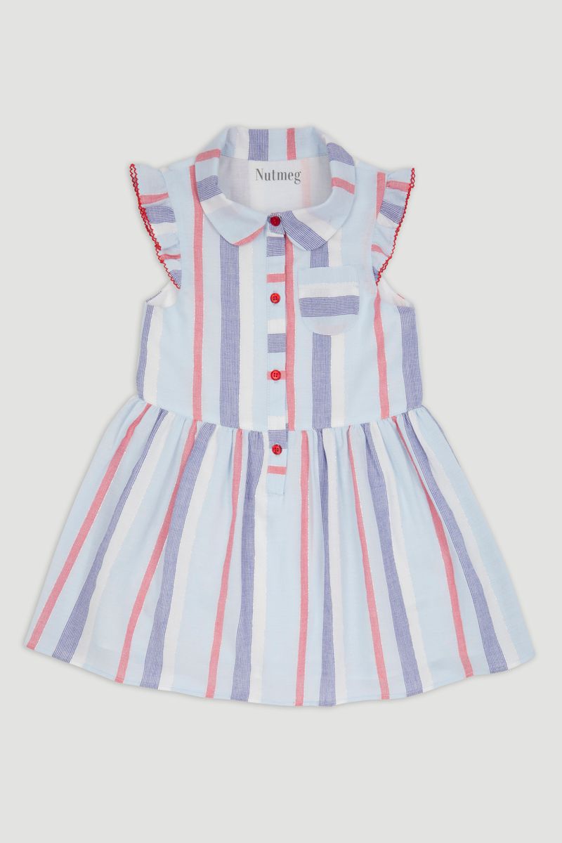 Stripe Shirt Dress 1-10yrs