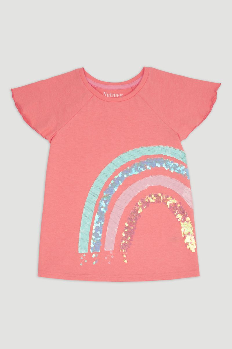 Rainbow Sequin T-Shirt