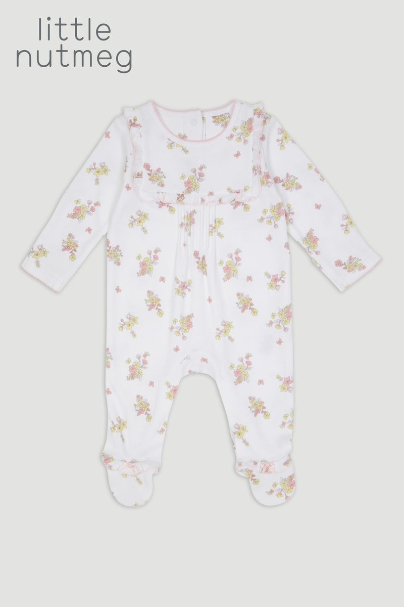 Little Nutmeg Pink Sleepsuit