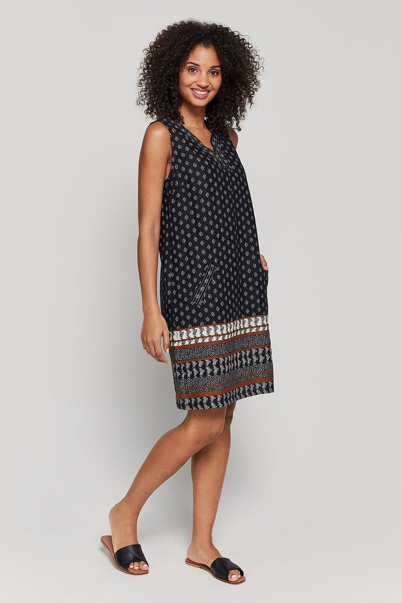 Printed Shift Dress