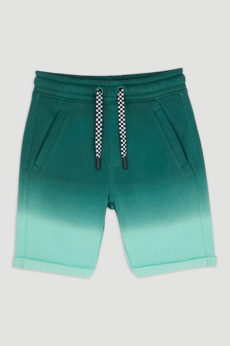 Green Ombre Sweat Shorts 1-14yrs