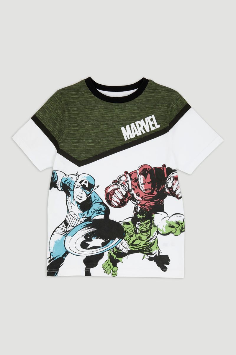 Khaki Marvel T-Shirt