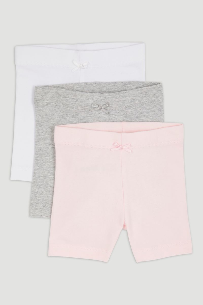 3 Pack Pink Jersey Shorts