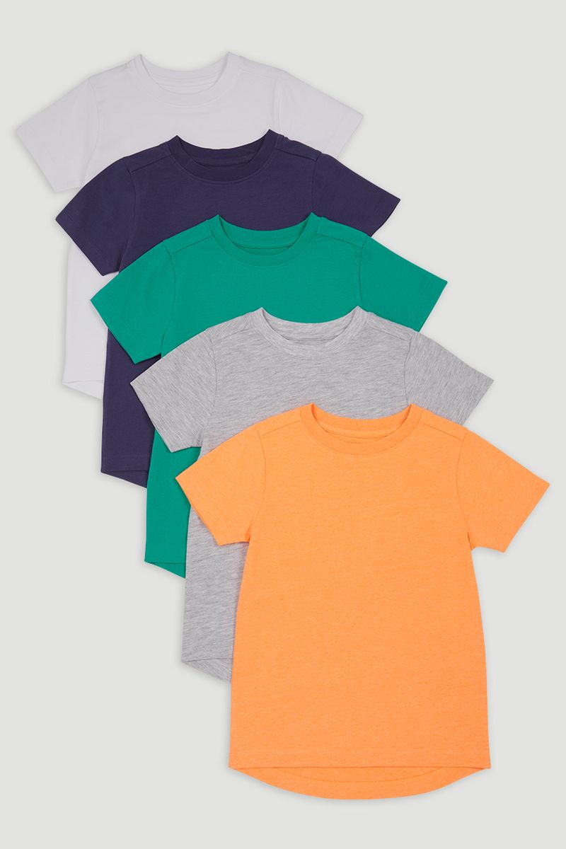 5 Pack Bright T-shirts 1-14yrs