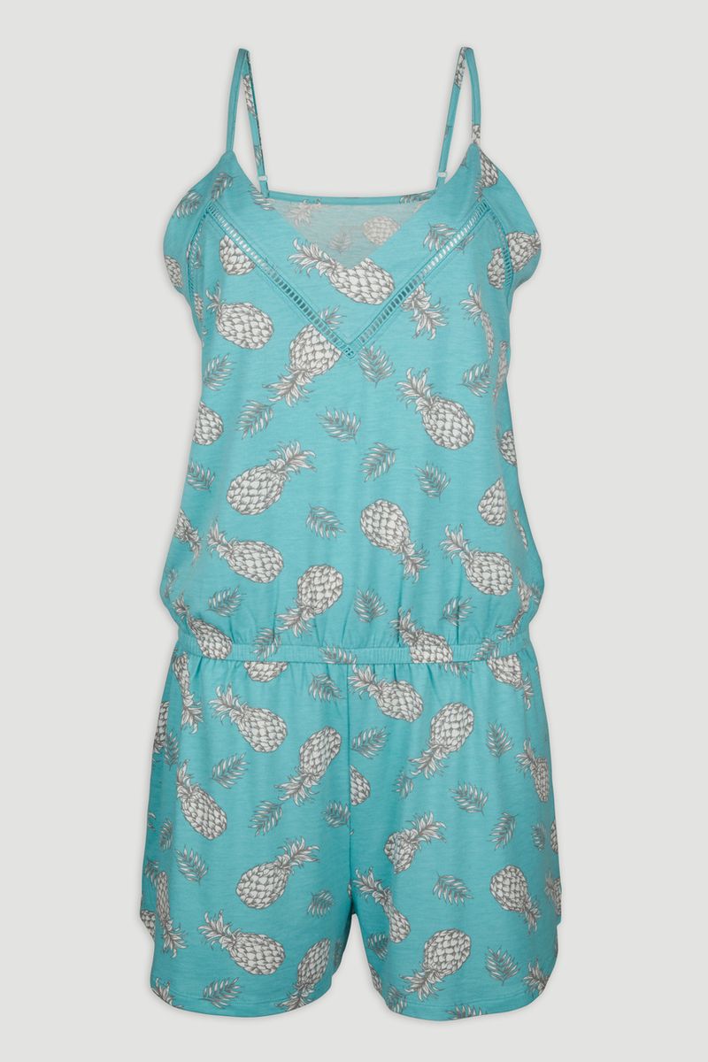 Pineapple Print Playsuit