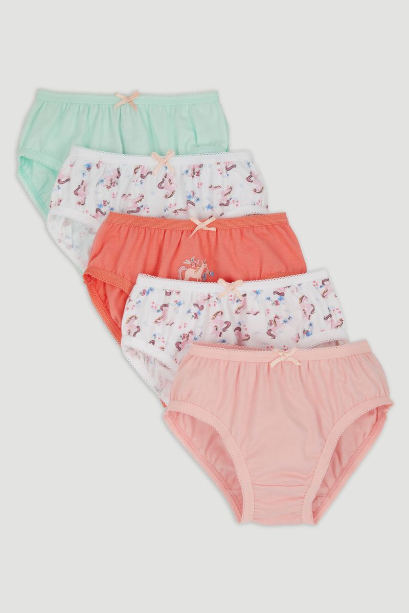 5 Pack Unicorn Briefs