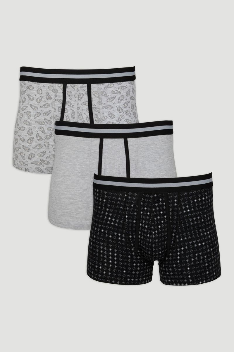 3 Pack Paisley Trunks