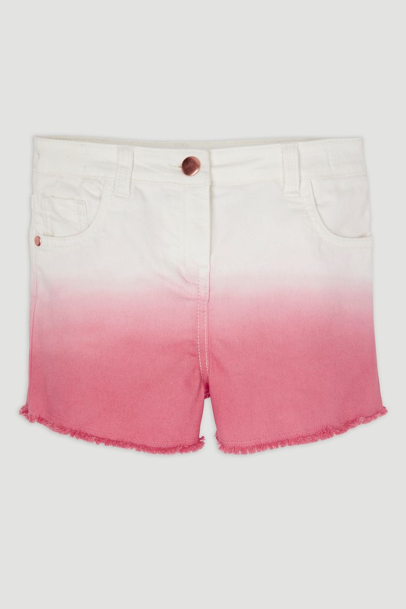 Pink Dip Dye Shorts