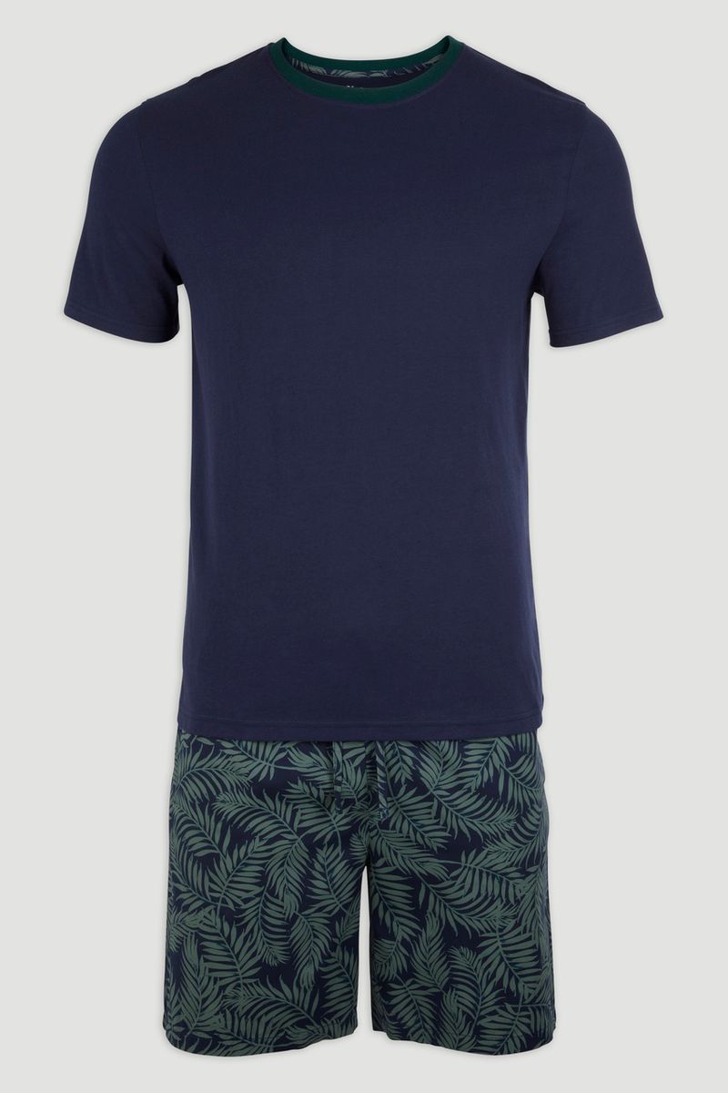 Leaf Print Short Set