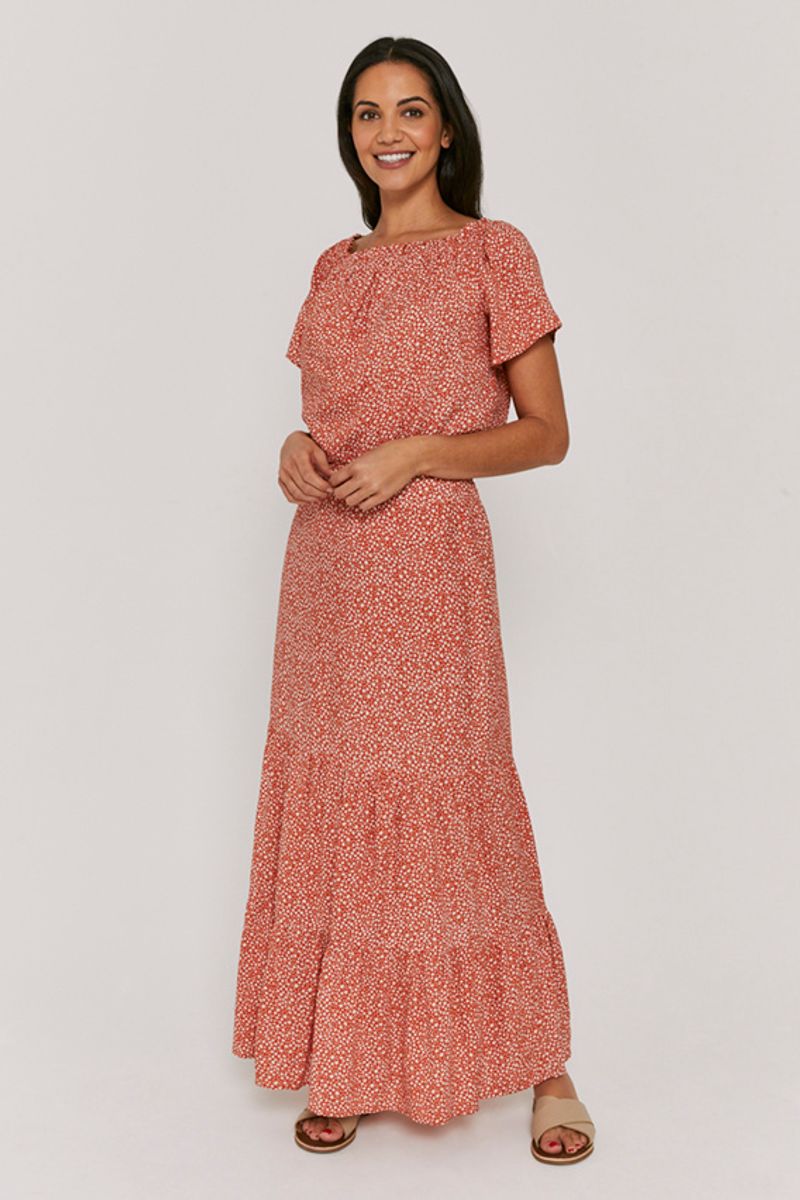 Ditsy Floral Sheared Top