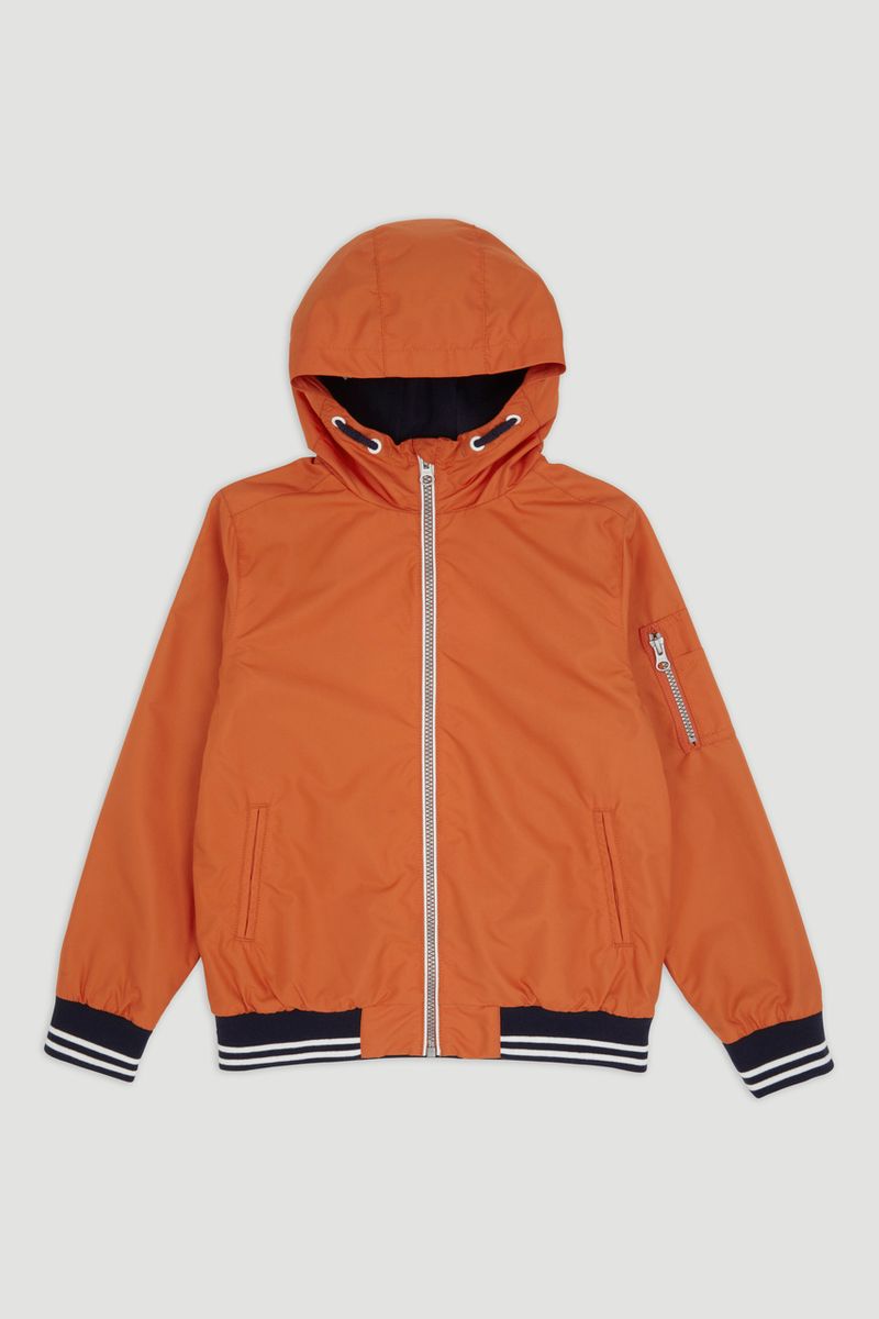 Orange Bomber Jacket 1-14yrs