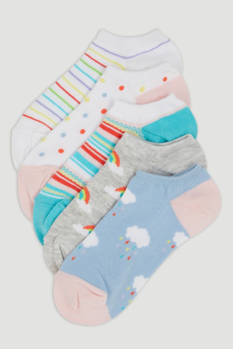 5 Pack Rainbow Socks