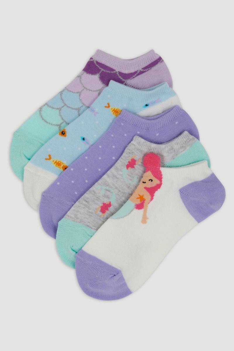 5 Pack Mermaid Socks