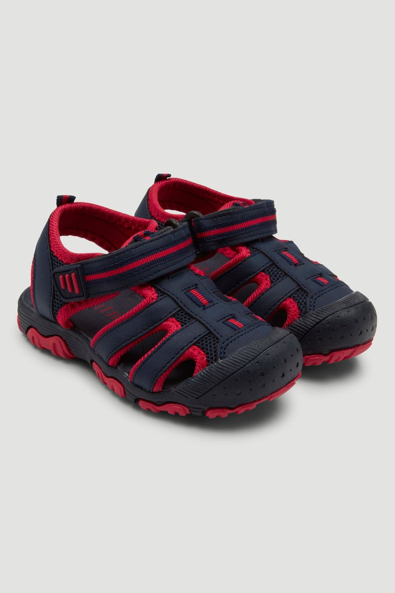 Red & Navy Sandals