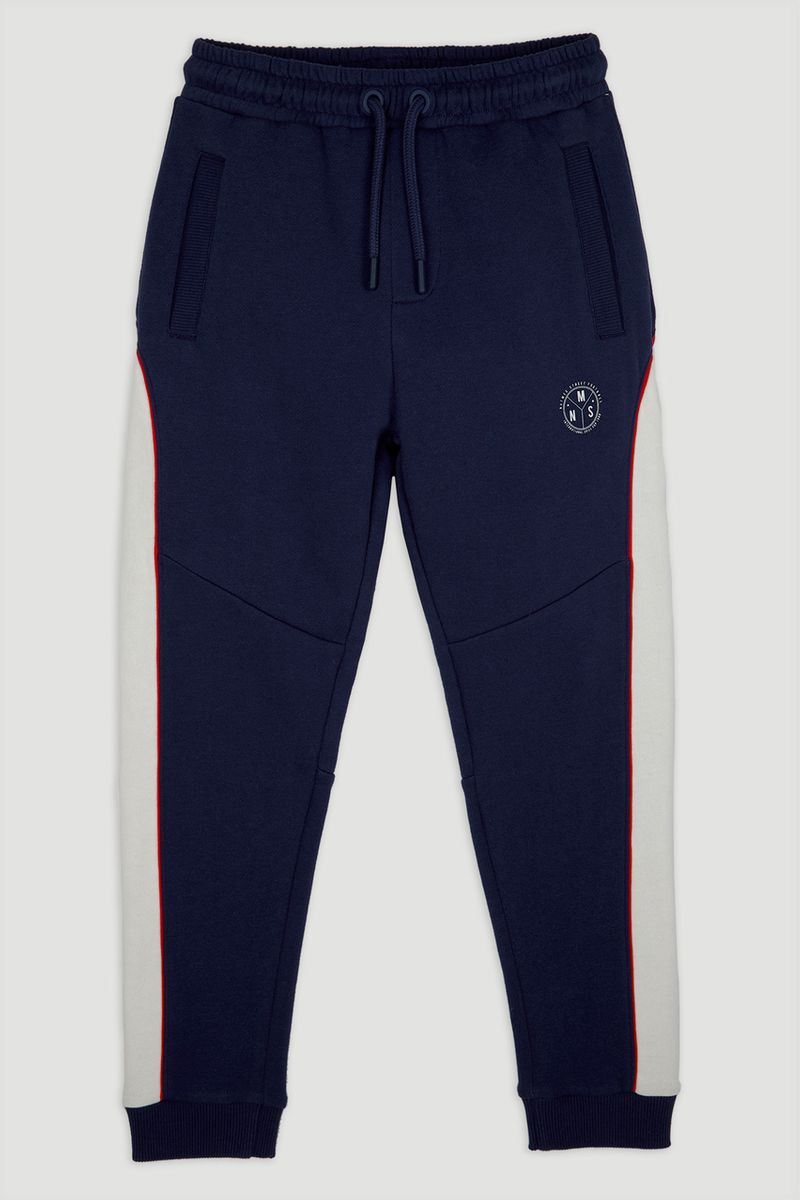 Retro Stripe Panel Joggers