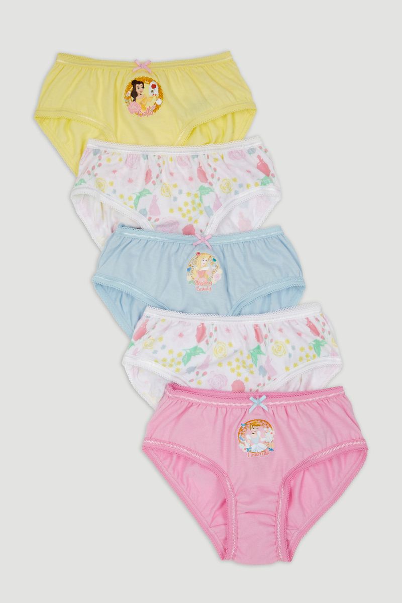 5 Pack Princess Briefs