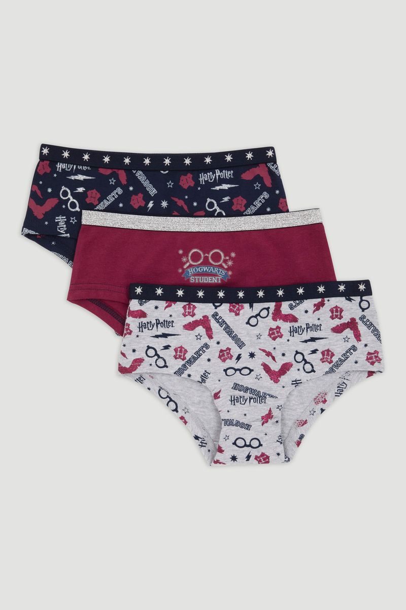 3 Pack Harry Potter Boyshorts