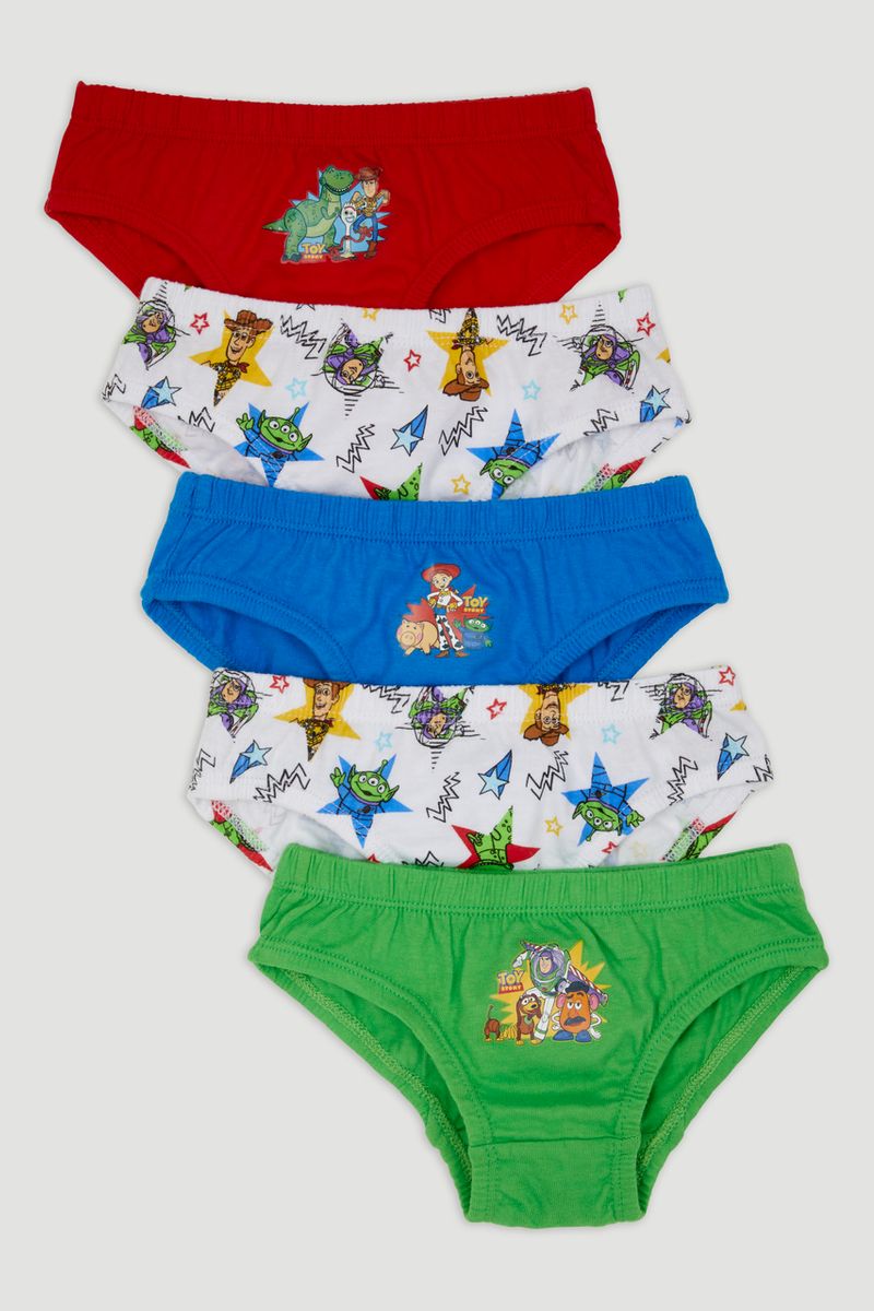5 Pack Disney Toy Story Briefs