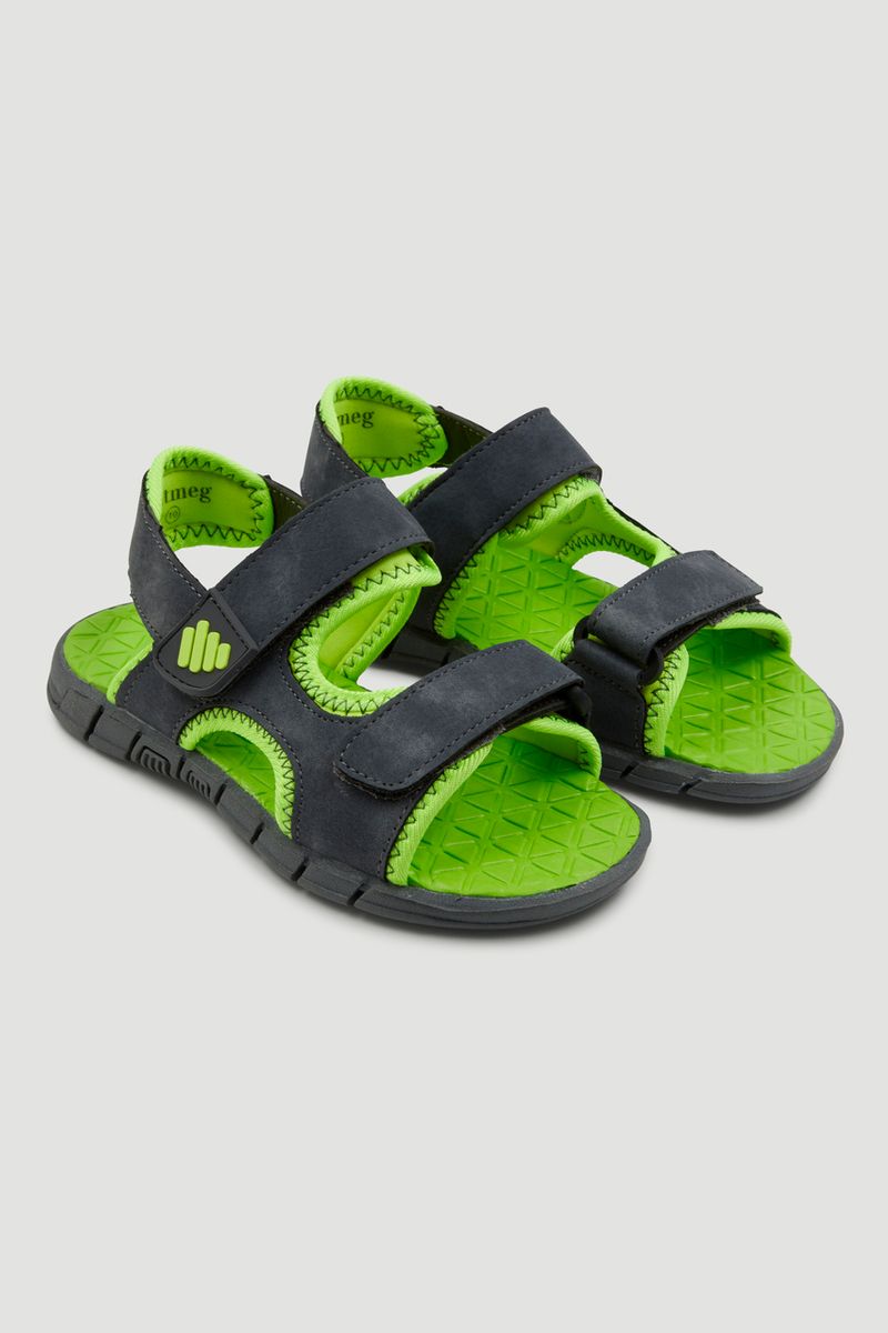 Neon Charcoal Sandals