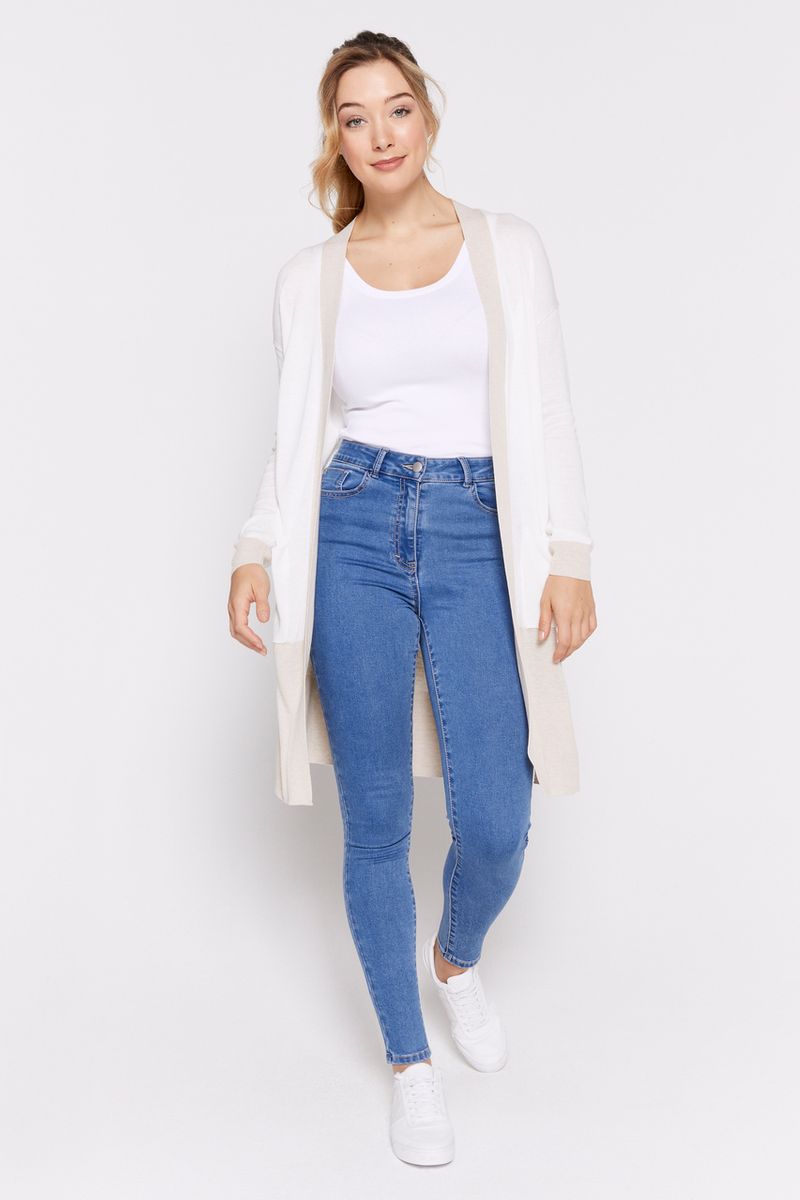 Longline Panel Cardigan