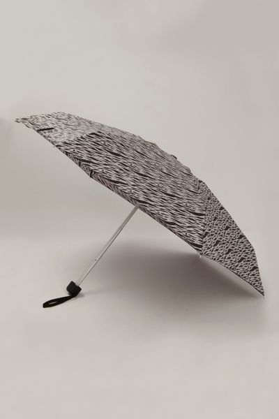 Zebra Print Compact Umbrella