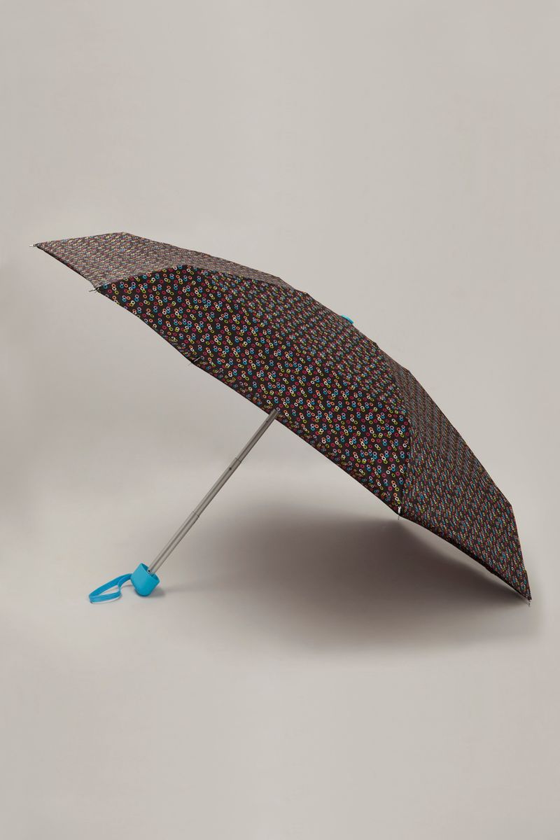 Black Dotty Compact Umbrella