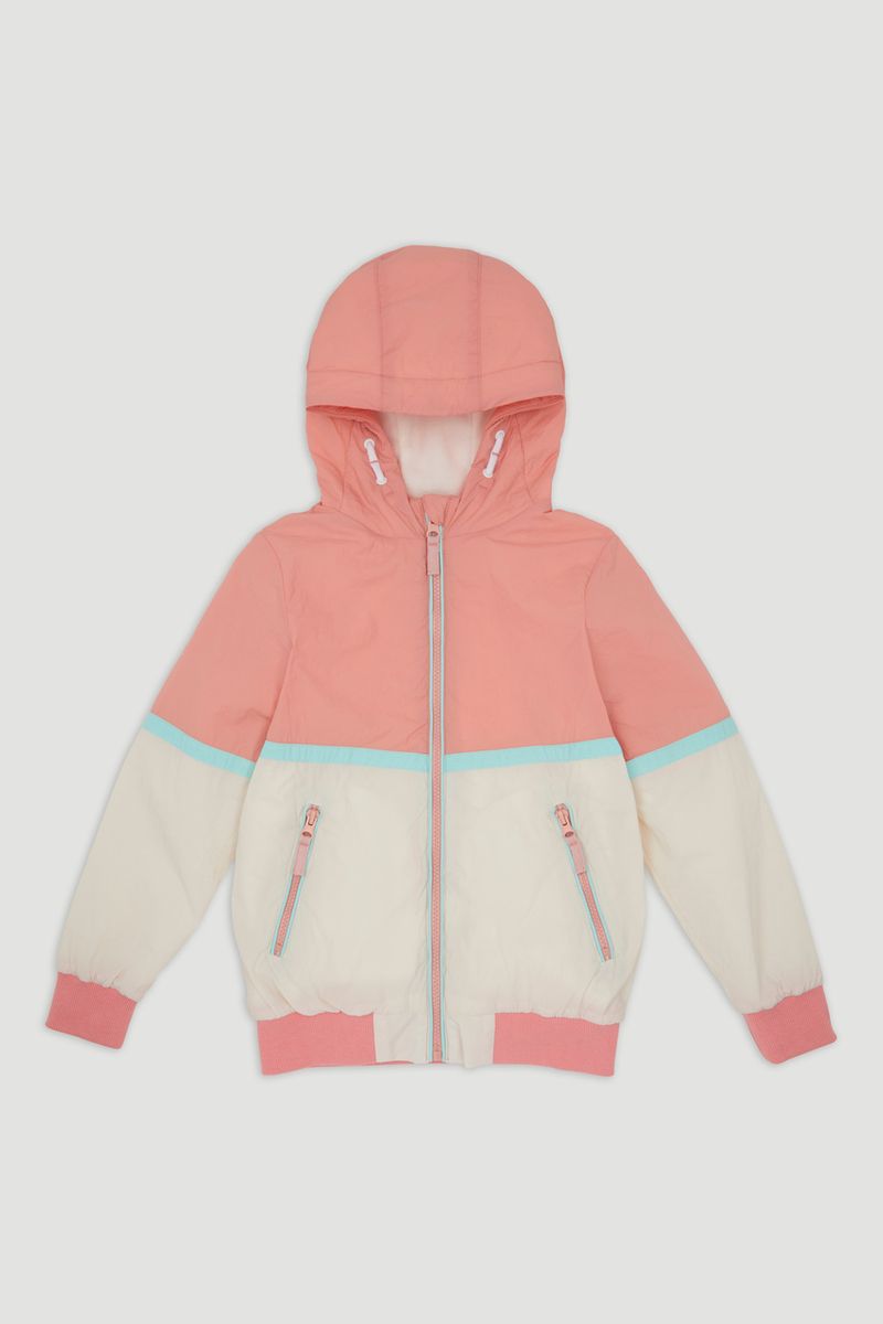 Peach Colourblock Jacket