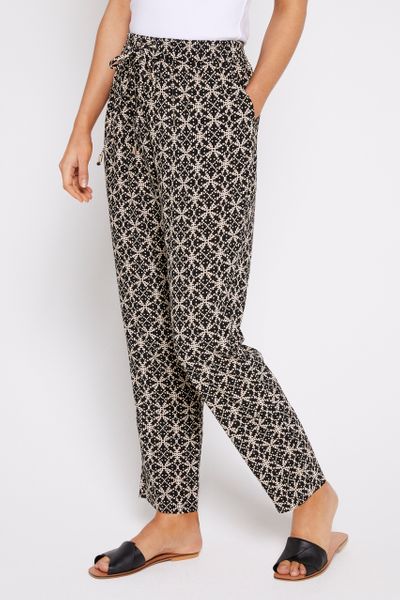 patterned ladies trousers