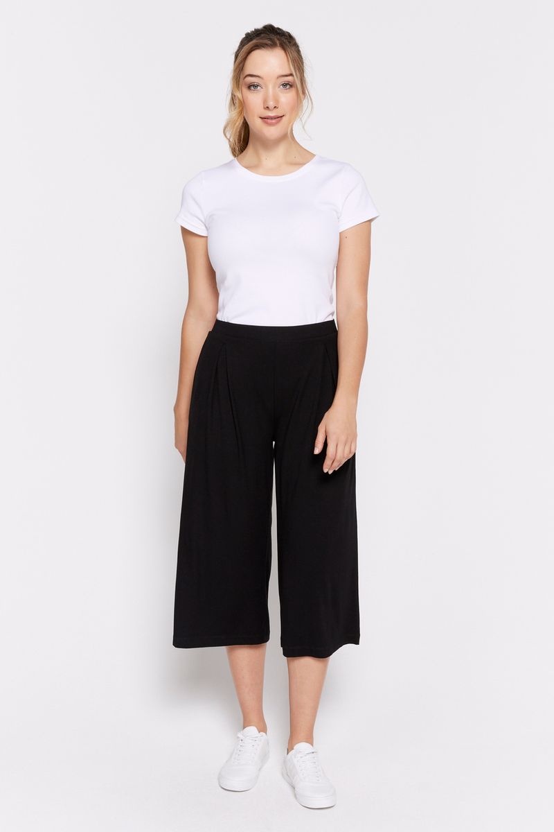 Jersey Black Culottes