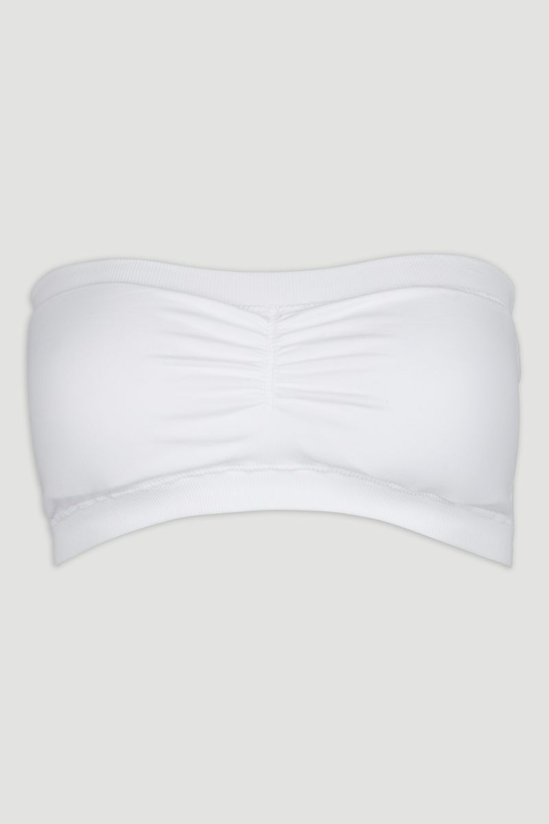 Seam-free White Bandeau