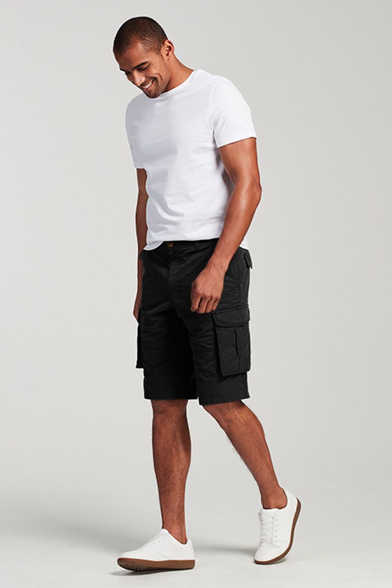 Black Cargo Shorts