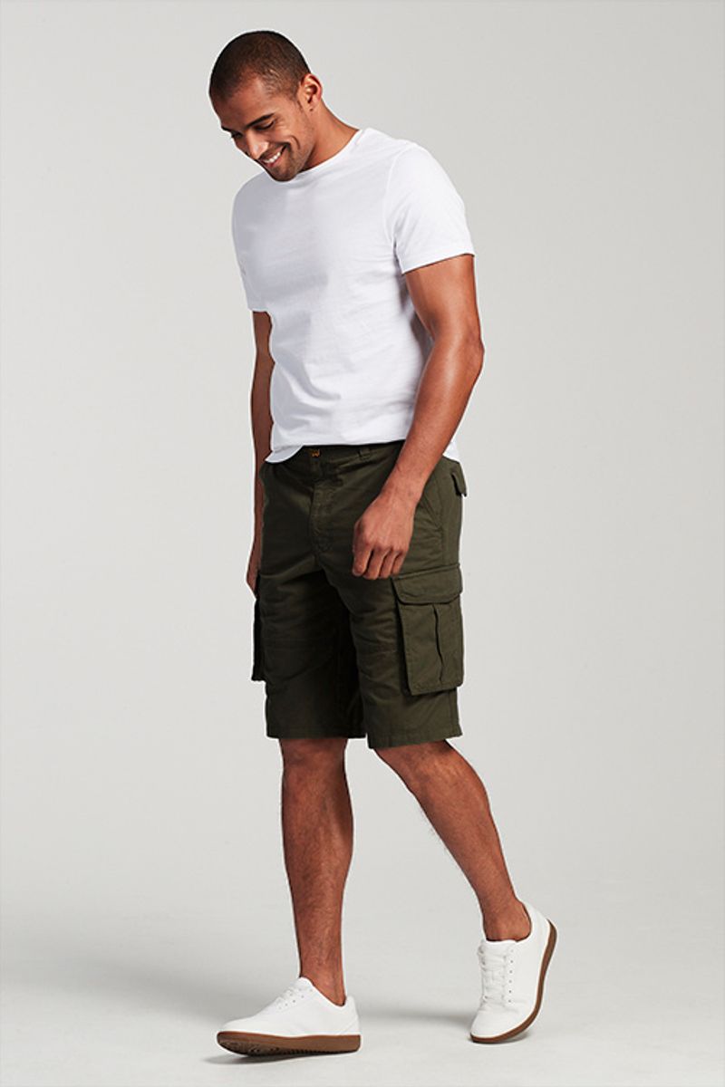 Khaki Cargo Shorts