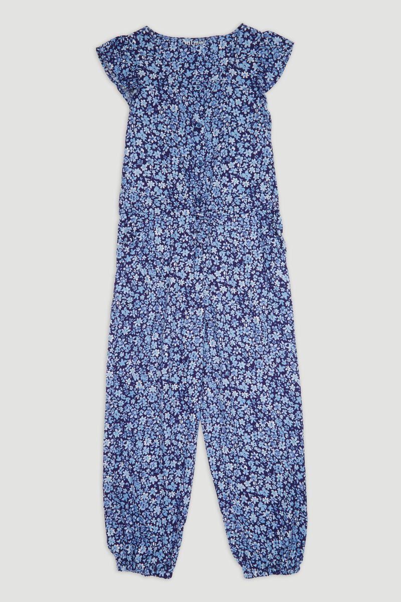 Blue Flower Jumpsuit
