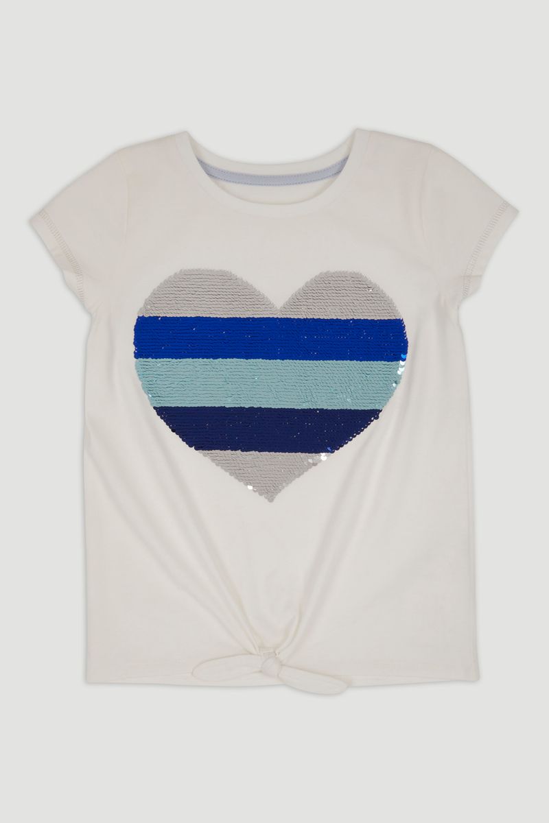 Sequin Heart T-Shirt