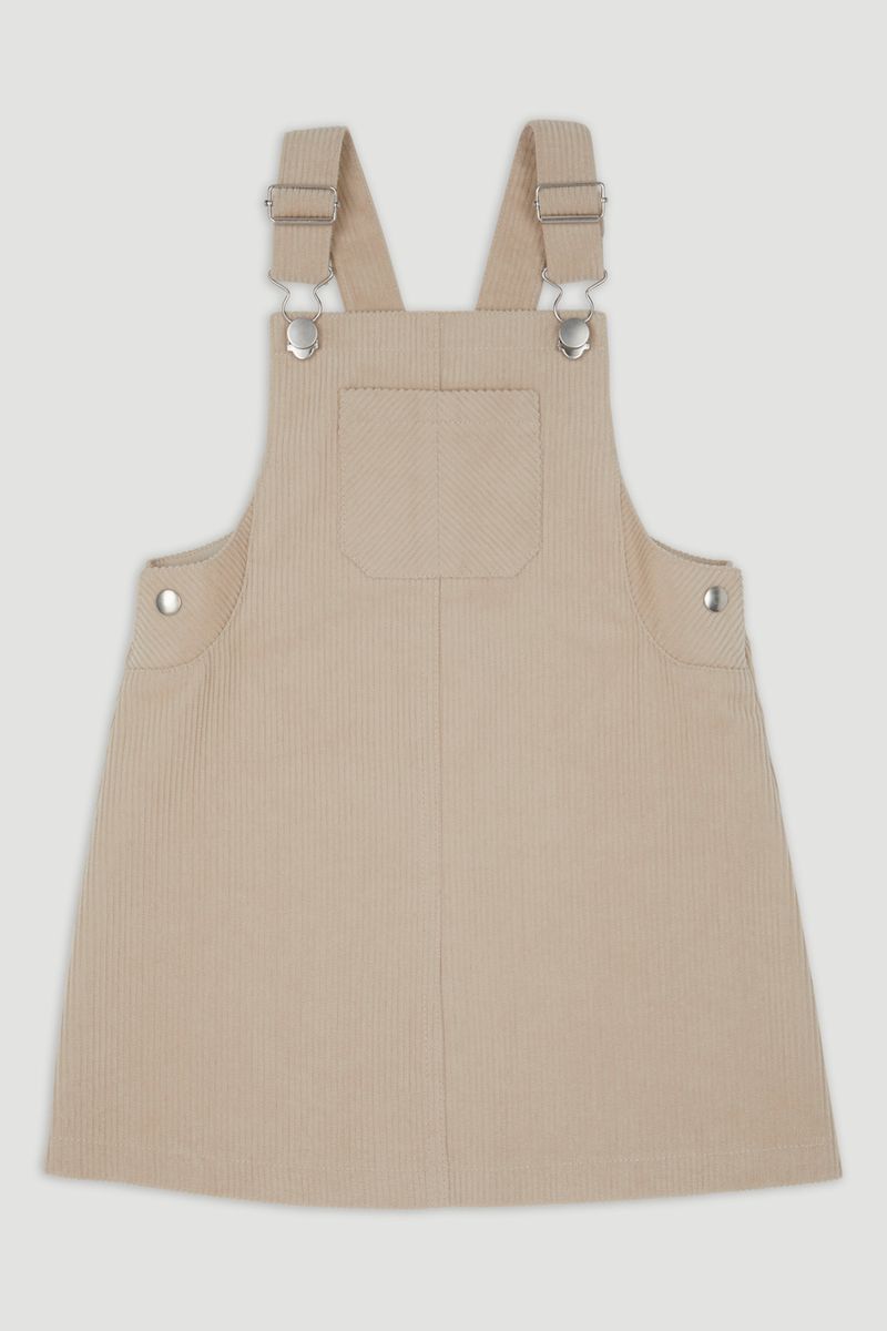 Cream Cord Pinafore Dress 1-6yrs