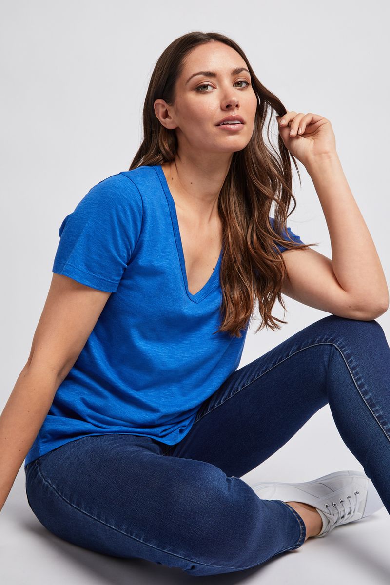 Basic Cobalt Loose Fit T-shirt