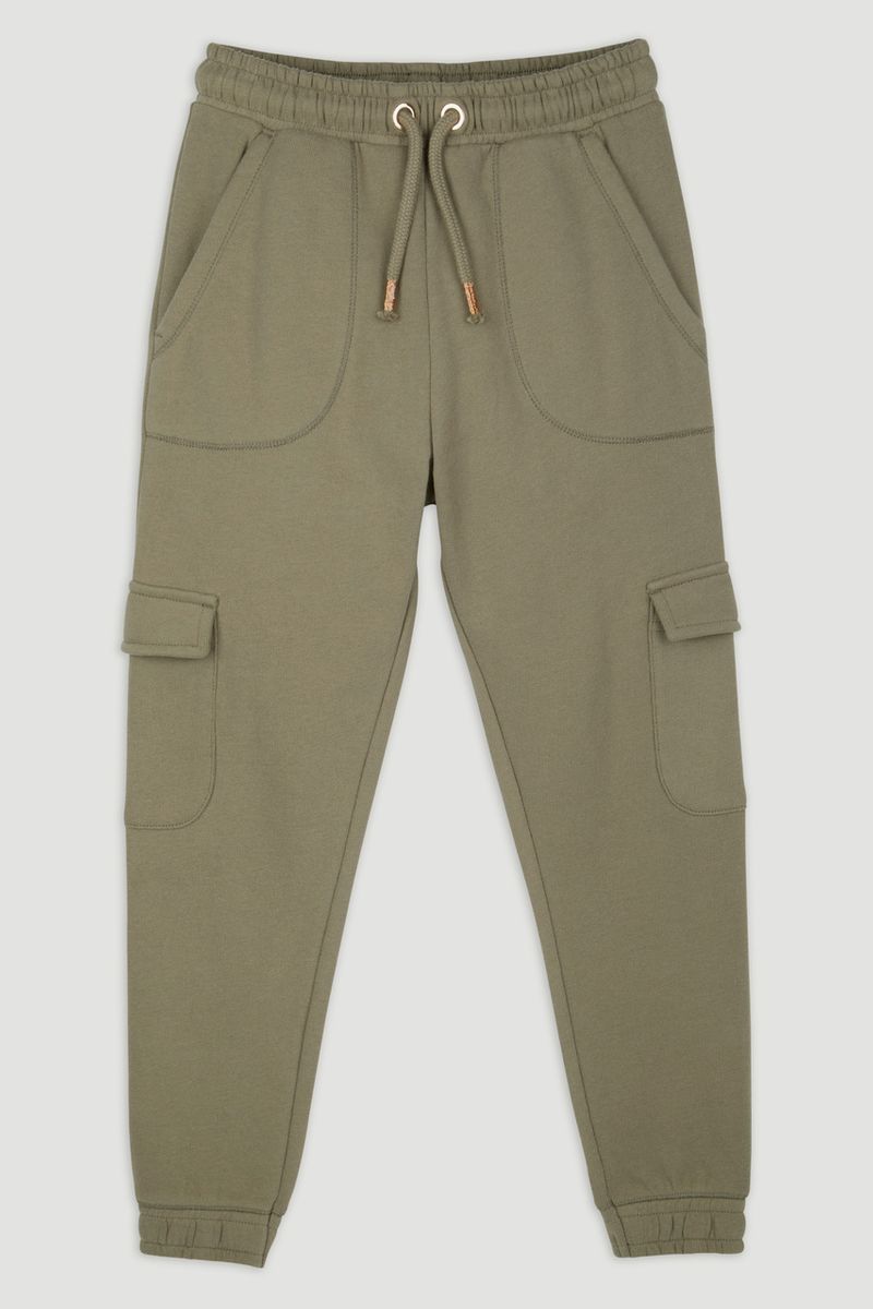 Khaki Utility Joggers