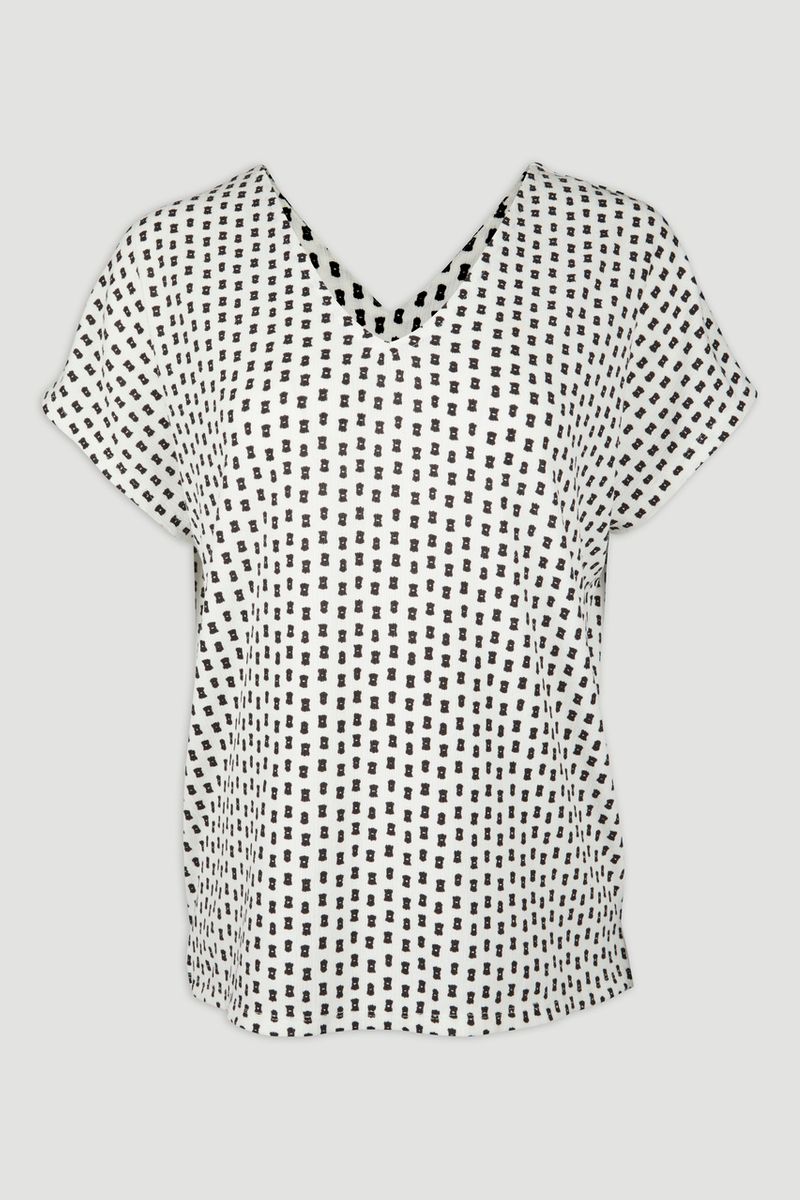 Spot Print Top