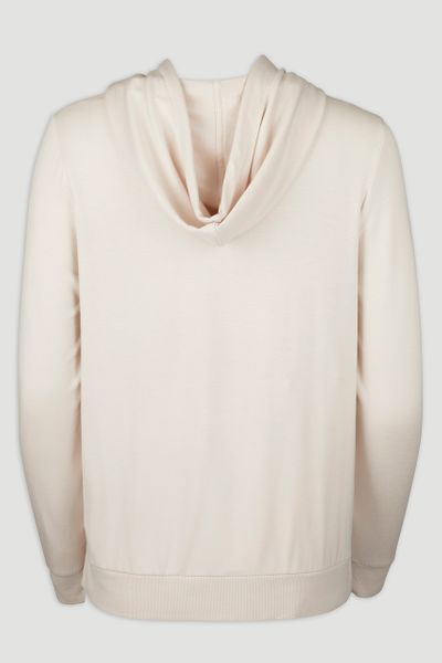 ivory hoodie