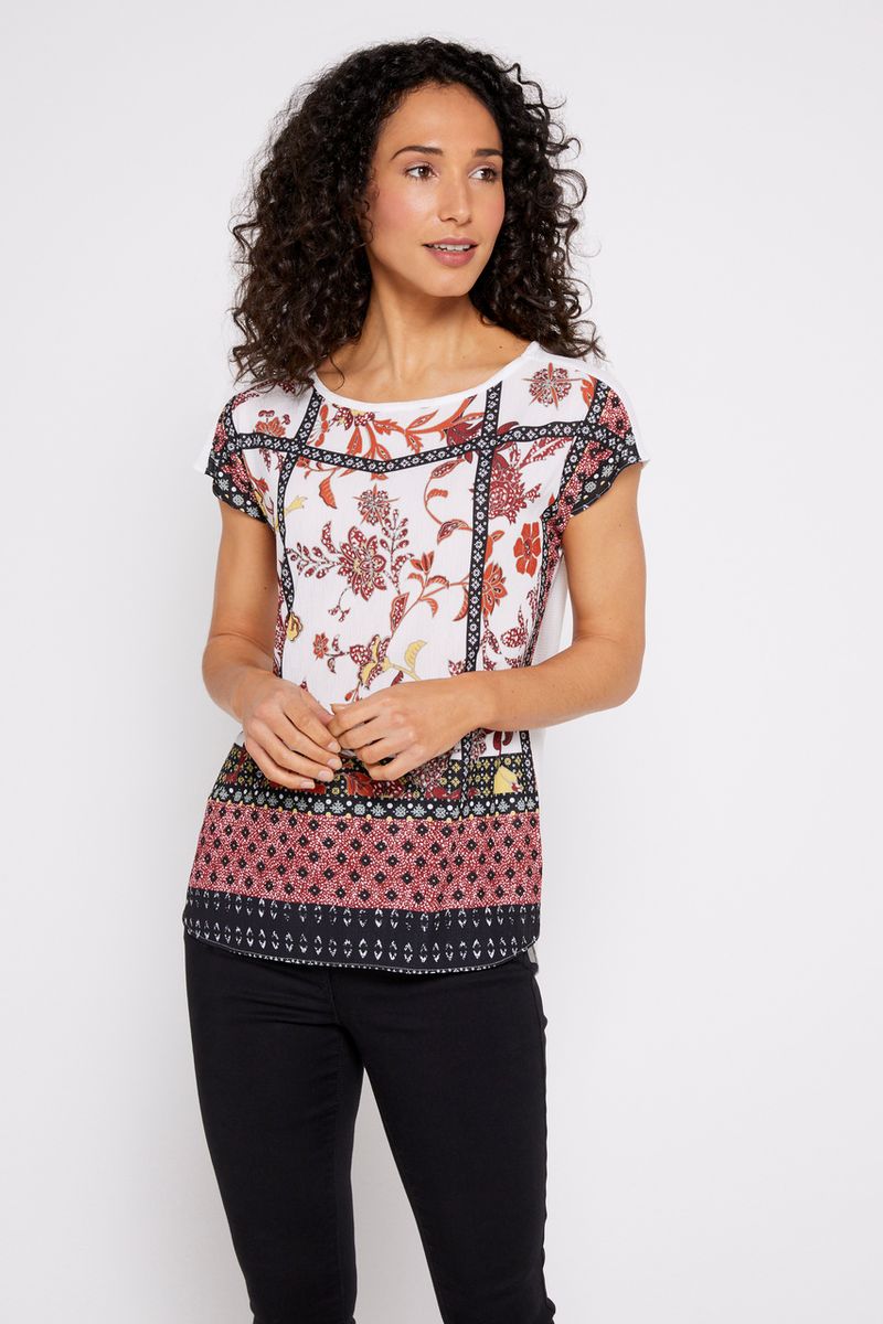 Floral Jersey Top
