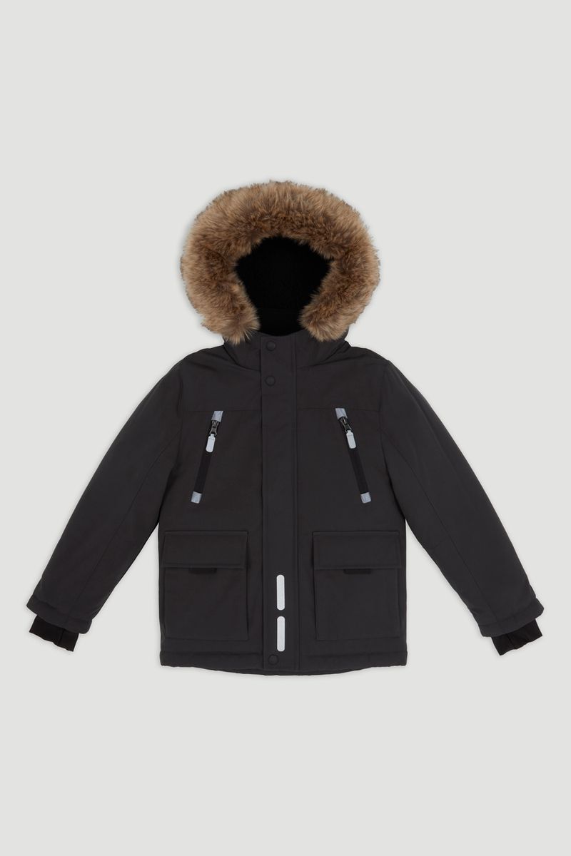Black Parka Coat