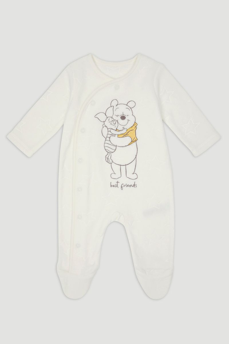 Disney Winnie the Pooh White Fleece Onesie